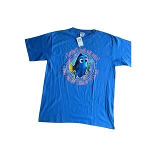 Vintage 90s Disney Pixar Finding Nemo T Shirt Dory Lost My Mind Graphic Sz M New